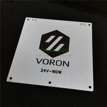 1 бр. Voron V0 -0,1 3D принтер резервни части 120x120 мм алуминиева основна плоча/нагревательная легло/електрическа нагревательная плоча 24 160 W