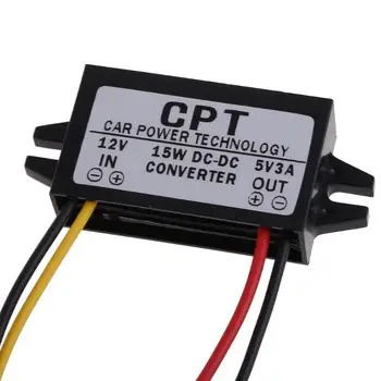 1 бр. Универсален преобразувател на постоянен ток в постоянен Регулатор 12 до 5, 3A 15 W Авто led дисплей Източник на Захранване CPT-UL-1 Автомобилни Електронни аксесоари