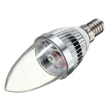 1 Комплект ac 85-265 В E14 3 W RGB Led Крушка Свещ Светлина на Прожектор, Лампа 16 Промяна на Цветове с дистанционно Управление
