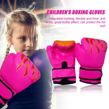 1 Чифт Детски Боксови Ръкавици, Професионална Окото Дишаща Тренировочная Ръкавица, Професионална детска Дишаща Спарринговая Ръкавица за мма
