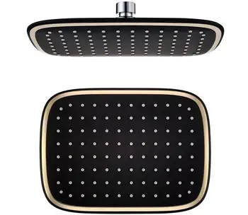 10-инчов квадратен златен и черен цвят водопадная накрайник за душ високо качество на най-горния душ горен душ TH598