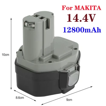 100% Оригинален 14,4 v 12800 mah NI-MH Батерия за електрически инструменти MAKITA 14,4 v акумулаторна Батерия за Makita PA14, 1422, 1420 192600-1 6281D 6280D