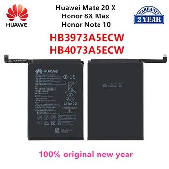 100% Оригинална батерия Huawei HB3973A5ECW HB4073A5ECW 5000 ма За HUAWEI Honor 8X Max/Honor Note 10/Mate 20X20 X EVR-AL00