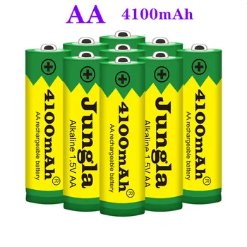 100% чисто Нов 4100 mah акумулаторна батерия AA 1,5 V. Акумулаторна Нов Alcalinas drummey за играчка на светодиода Безплатна доставка