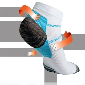 1pair New Miracle Foot Compression чорапи Anti-Fatigue Plantar Fasciitis Heel Spurs Pain Sock For чорапи мъжки
