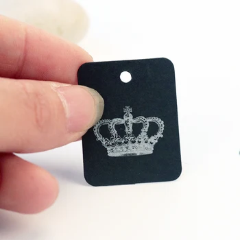 2,6*3,3 см Крафт-хартия Етикет Royal Crown Печат на 100 бр./лот Торти Етикетите 10 Цветове, Можете да изберете Приемаме индивидуален ЛОГО на Едро