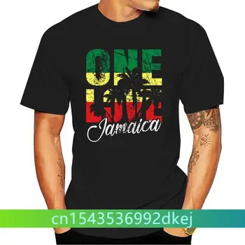2019 Мода Мъжка тениска One Love Ямайка Тениска Карибски Почивка
