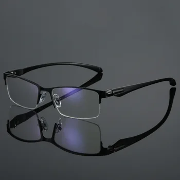 2020 Нови унисекс бизнес очила за късогледство мъже, очила метална рамка, анти-синя светлина, Очила за късогледство, Очила -1,0 -2,5 -3,0
