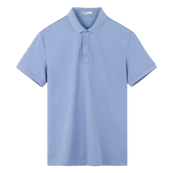 2022 нова Персонализирана мъжка риза поло с къс ръкав, рекламни риза A1122, зелена лилава вино-червен памучен риза с отложным яка