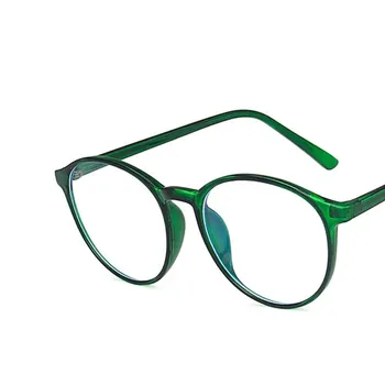 2023 Класически Анти-сини Леки Кръгли Пластмасови Очила В Рамки Дамски слънчеви Очила Модерен Мъжки Компютърни Очила За Очите Оптика Късогледство 2020