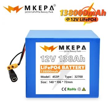 32700 Lifepo4 Акумулаторна батерия 4S3P 12,8 В 138000 ма 4S 40A 100A Балансиран BMS за Електрически лодки и непрекъсваеми захранвания 12