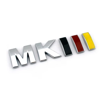 3D MK3 4 5 6 Надпис на Задния Багажника на Колата Емблемата на Иконата за логото на стикер Стикер за VW golf, Jetta MKIII MKIV MKV MKVI