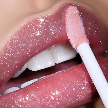 3D Блясък За Устни, Прозрачен Холографски Блясък За Устни, Блестяща Перла Хидратиращ Крем, Масло за промяна на цветове, Грим За Устни, Подхранващи Грижи