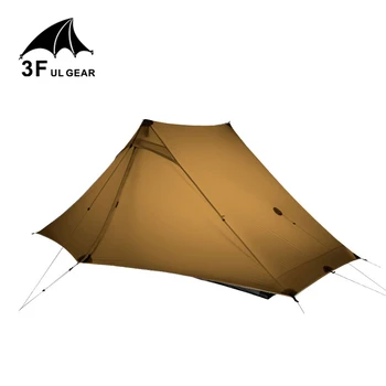 3F UL Gear Бесштоковая 2-Местна Палатка 20D Силиконови Водоустойчива ултра-леки Палатки За Външно Къмпинг Туризъм Lanshan 2 Pro
