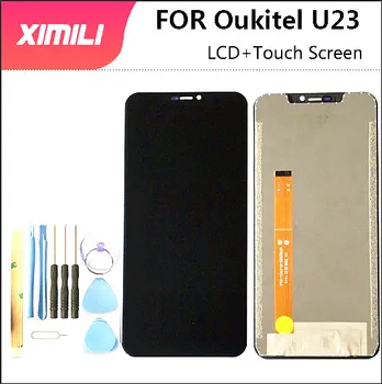 6,18 инча За Oukitel U23 LCD Дисплей + Тъч екран Дигитайзер, Монтаж на Резервни Части За Oukitel U23 LCD + Безплатни Инструменти + 3 м