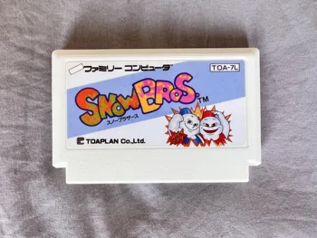 8-битова игра карта: SNOW BROS (японската версия!! САМО касета !! )