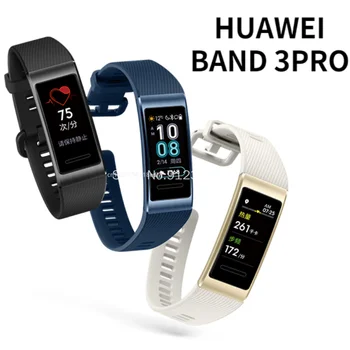80% Нов Huawei Band 3 3Pro GPS Смарт гривна с Метална Рамка Amoled 0,95 инча Пълноцветен Дисплей Водоустойчив Фитнес Гривна за Сън с Сърдечния Ритъм