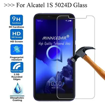 Alcatel 1S 2019 5024D Закалено Стъкло за Alcatel 1S 2019 5024 5024Y 5024K 1 S Защитно Фолио, Защитно покритие за Екрана на Калъф за Телефон