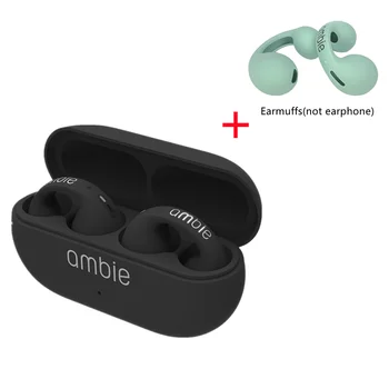 Ambie Sound Слушалки Обеци Bluetooth Безжични Слушалки Auriculares Слушалки TWS Спортни Слушалки за Всички Телефони