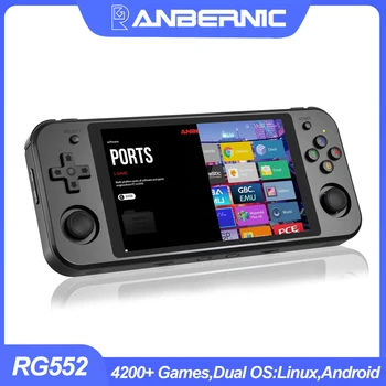 ANBERNIC RG552 Android Преносима Конзола SS DC 4200 + Ретро Игри 5,36 