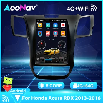 Android Автомобилен Радиоприемник За Honda, Acura RDX 2013 2014 2015 2016 GPS навигационни системи, Аудио Мултимедиен Плеър авторадио Стерео Сензорен Екран
