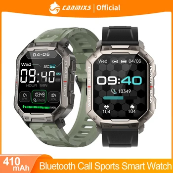 CanMixs Смарт часовници за мъже 410 ма 2022 НОВИ Спортни часовници с Bluetooth-разговори водоустойчив умни часовници за Android и iOS Цифров часовник