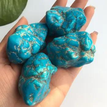 Crystal проби минерал тюркоазено калени камък минерален изцеление за Украса