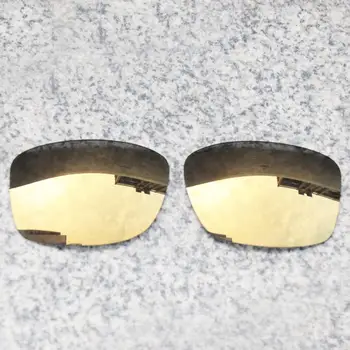 E. O. S Поляризирани Подобрени Сменяеми лещи за слънчеви очила Oakley Jupiter Squared - Бронзово-Златното Поляризованное огледало