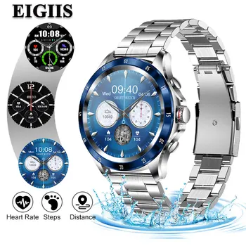 EIGIIS Bluetooth Предизвикателство Смарт Часовник Водоустойчив Мъжки Спортни Фитнес Тракер Сърдечния Ритъм на Кръвта Кислород умни часовници за мъже За Android и Ios