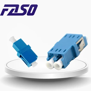 FASO 50шт LC UPC Оптичен Адаптер Симплексный/Двухшпиндельный Однорежимный Fiber Connector