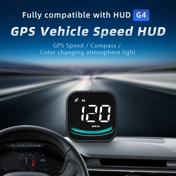 G4 GPS HUD Авто Централен Дисплей Цифров Скоростомер Проектор Скорост на Предното Стъкло Аксесоари За Автомобилна Електроника За Всички Автомобили