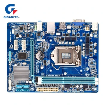 Gigabyte GA-H61M-S1 Оригиналната дънна платка с конектор LGA 1155 DDR3 16G H61 H61M-S1 Десктоп дънна платка SATA II Б/Дънната платка Б/