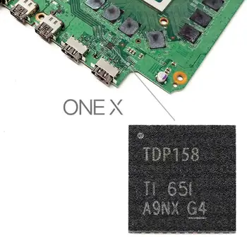 HDMI-съвместим Чип за Контрол IC Retimer TDP158 резервни Части за Ремонт на Конзолни Аксесоари за Xbox One X