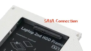 IDE към SATA 2-ри Втори HDD и SSD Твърд Диск, Оптично Caddy Рамка Камерата Скоба за HP Compaq 6910P nc6220 пакет NC6230 NC2400 NC6400