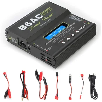 iMAX B6AC 80 W 6A Lipo Батерия Баланс Зарядно Устройство с LCD Дисплей Дисплей Разрядник За Радиоуправляемой Модели Li-ion Life Nimh Nicd PB Lipo Батерия Зареждане