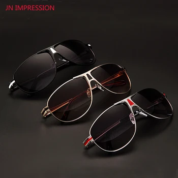 JN IMPRESSION Бифокални Очила За Четене на Модни Мъжки И Дамски Очила За Далекогледство Слънчеви очила с Диоптриями 1 1.5 2+2.5 3 3.5