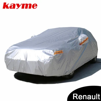 Kayme Водоустойчив пълен автомобилни седалките mangal на защита от слънце, прах и Дъжд капака на колата автомобил suv на Renault Captur Clio Duster Logan Kadjar megane2