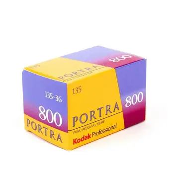 Kodak Professional Portra 800 Цветна негативна филм 35 мм филм 135 Професионален цвят негативна филм (Срок на годност: 1.2024)