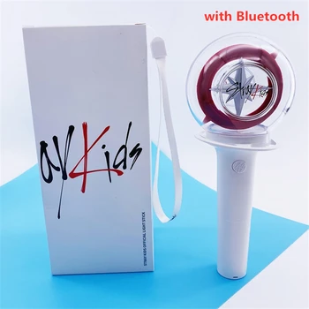 kpop бездомни деца Light Stick с Bluetooth свързан с официално приложение тип glow stick, което трябва да помогне да се придържаме към ръчно изработени лампи за концерти Glo
