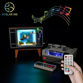 Kyglaring Набор от led осветителни тела направи си САМ Играчка за 71374 NES червено-бялата машина (в комплекта не са включени строителни блокове)