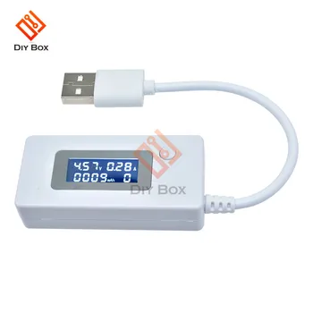 LCD Дисплей USB Детектор Волтметър Амперметър Мобилно Зарядно Устройство Тестер Капацитет Измерване на Напрежение, Ток Монитор за Зареждане 3-7 vdc 3-7 В