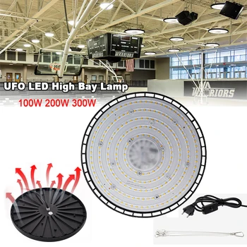 LED 100 W 150 W 200 W НЛО High Bay Light AC220V Алуминиев Корпус 4000 До Неутрална Светлина/6500 Към Студено Бяло Водоустойчива IP65 Лампа за Осветление