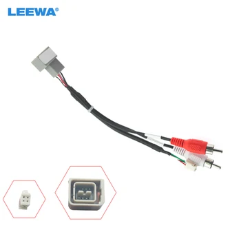LEEWA Авто Радио Аудио Теглене на Кабели С USB-Кабел За Lada Vesta след продажбено обслужване Стерео Монтажен Проводник Адаптер #CA5322