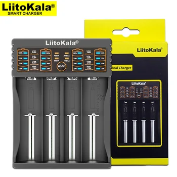 Liitokala Lii-402 18650 и Зарядно устройство За Зареждане на 18650 1.2 3,7 3,2 В AA/AAA 26650 10440 16340 Нимх Литиева батерия Зарядно устройство