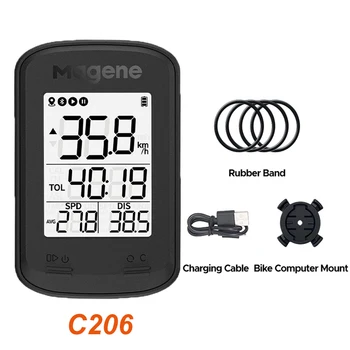 Magene C206 GPS Велосипеден Компютър за измерване на Скоростта на Безжичен Водоустойчив Bluetooth Велосипеден Брояч за измерване на Скоростта