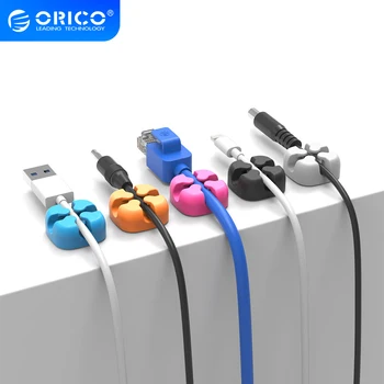 ORICO Мини Кабел Органайзер За Навиване на Кабели Скоба За Слушалки Притежателя на Мишката Кабел USB за Управление на Кабела