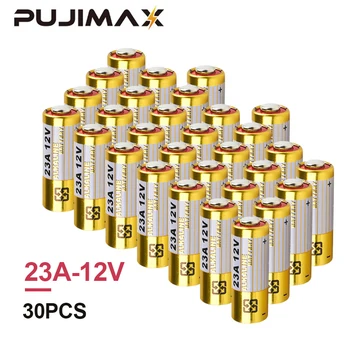 PUJIMAX 12 В в а23 Ултра Алкална Батерия, 30 БР. L1028 MN21 8F10R Веднъж Батерии за Сухи Клетки Звънец Автосигнализация Дистанционно Управление
