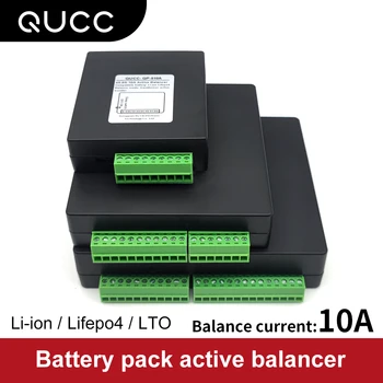 Qucc 4S-24S Литиево-йонна Lifepo4 10А Активен Баланс електрически автомобил на АВТОБУСА Литиева батерия за Съхранение на енергия 4S 8S 16S 20S BMS Еквалайзер