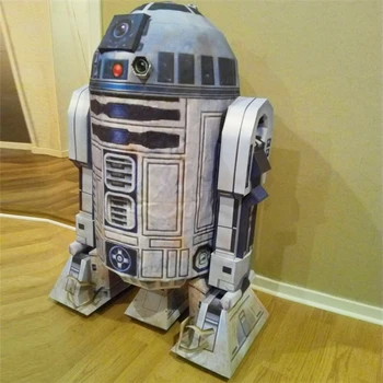 R2-D2 Планета Роботи Бижута ръчна изработка Забавна Играчка Ръчна изработка, вырезанная от Хартия, Хартиена Модел Diy