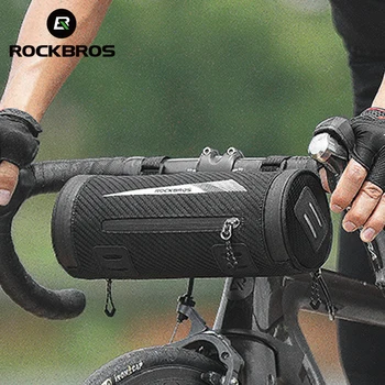 ROCKBROS Велосипедна Чанта с Голям Капацитет Раница МТБ Пътна Велосипедна Рамка Тръбна Чанта на Предната Велосипедна Преносима Чанта На Волана МТБ Чанта